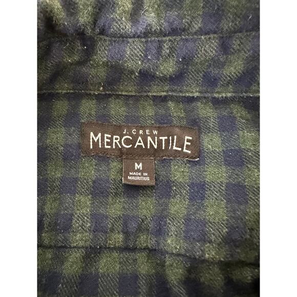 J. Crew Mercantile Plaid Fleece Shirt sz Medium - Picture 3 of 4